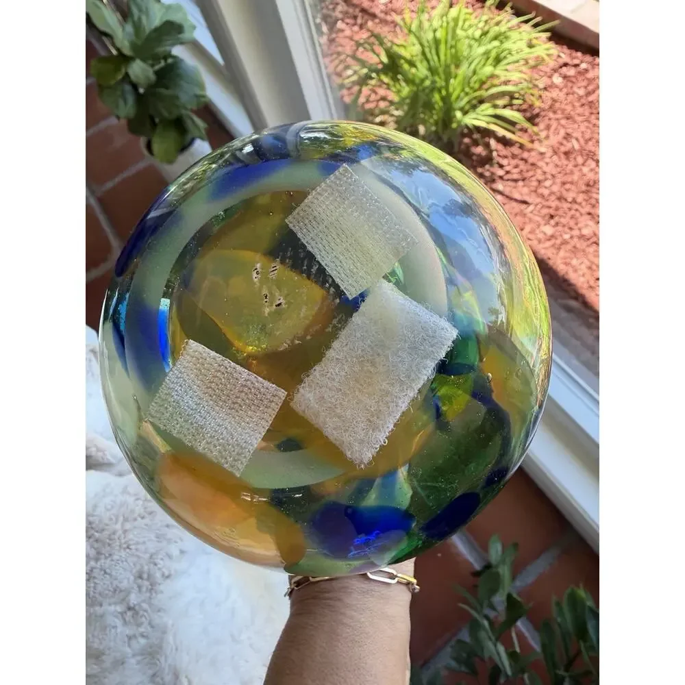 Home Essentials & Beyond Hand Blown Art Glass Vase 17.75” Vintage